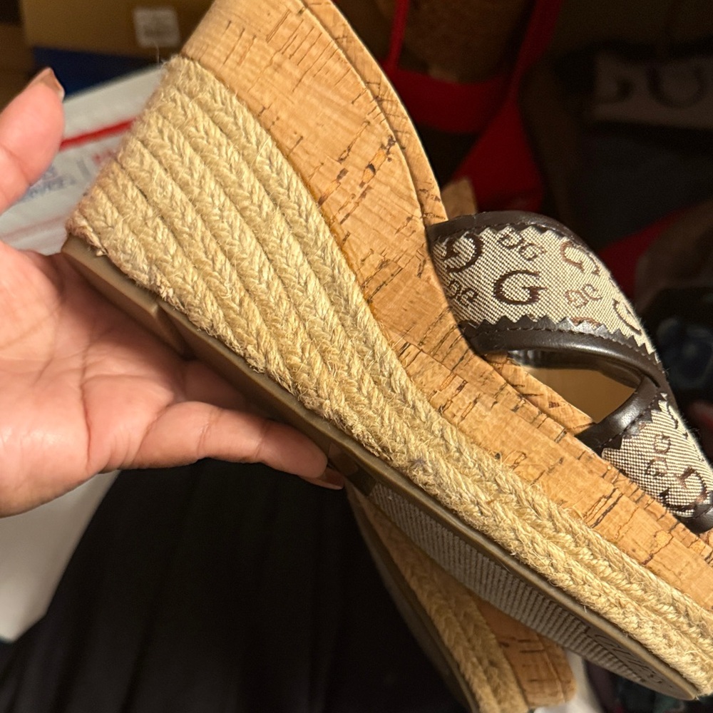 Guess Women's Logo Patterned Mules - image 2